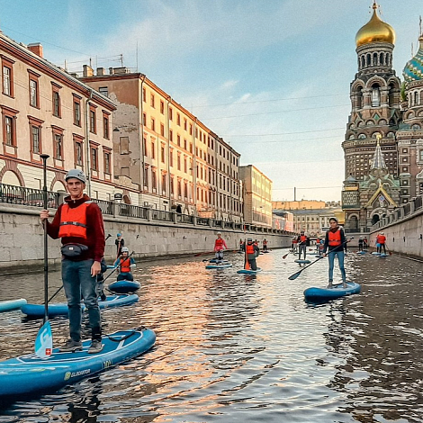 Сап-прогулка «Исторический центр» в Санкт-Петербурге  г.Санкт-Петербург