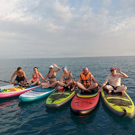 Сап-прогулка в Геленджике «Дикие пляжи Джанхота» г.Геленджик