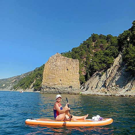 Сап-экскурсия в Геленджике «Скала Парус» г.Геленджик
